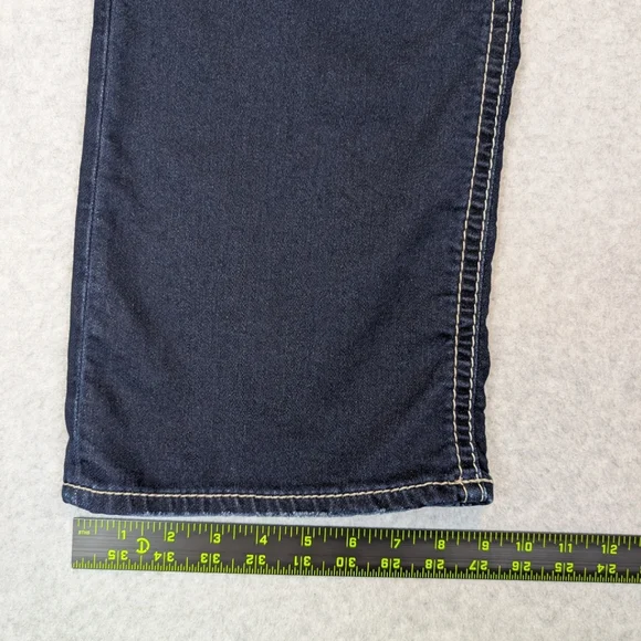 Silver Jeans Zac Men's 34X34 Relaxed Fit Stretch Straight Dark Wash - Picture 9 of 10